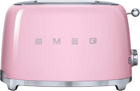 Smeg 2 Slices Stainless Steel Toaster - Tsf01Pkuk Pink"Min 1 year manufacturer warranty" on Amazon.ae - Price Tracker