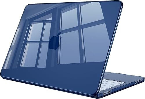 FINTIE Case for Macbook Neo 13-inch (2026) A18 Pro Chip (Model A3404) - Ultra Slim Anti-Yellowing Transparent Hard Shell Protective Cover for Macbook Neo 13" Retina Display, Crystal Indigo على Amazon.ae - متتبع الأسعار
