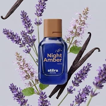 Stera NIGHT AMBER Perfume For Men | Eau De Parfum - 50ml | Long Lasting Amber Vanilla Scent | Premium Quality Travel Size Men's Fragrance على Amazon.ae - متتبع الأسعار