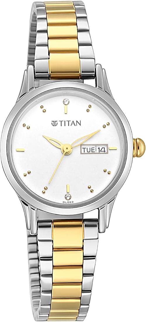 Titan Karishma Analogue Round Silver Dial Metal strap Watches for Women-2656BM01 on Amazon.ae - Price Tracker