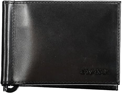 Calvin Klein Wallet without coin purse Man ck median bifold 6cc w/clip k50k510329 unique black, Black, One size on Amazon.ae - Price Tracker