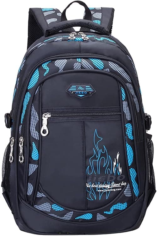 Boys Backpack, 15.6 Inch Boys School Bags Travel Rucksack School Backpack for Teenager Boys Students Outdoor Hiking Camping Weekend Backpack on Amazon.ae - Price Tracker