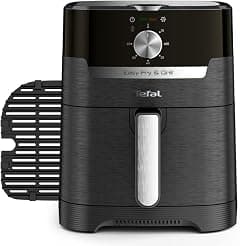 TEFAL Air Fryer | EasyFry Classic| 2-in-1 |Air Fryer and Grill | 4.2 L | 8 Programs | 1400W | Easy to Clean | Adjustable Temperature | Timer | 60Hz | Black | 2 Years Warranty | EY501828 - متتبع أسعار Amazon.sa