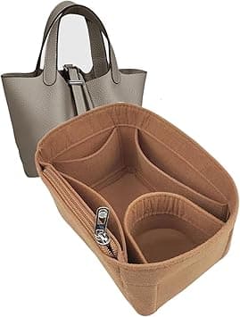Lckaey Purse Organizer insert for picotin 22 mm bags organizer 1098camel-M on Amazon.ae - Price Tracker