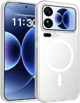 for Xiaomi 17 Pro Max Case, Strong Magnetic, 1.5 mm Extra Thick Military Grade Drop Protection, Slim Transparent Shockproof Cover - Clear - Amazon.ae Price Tracker