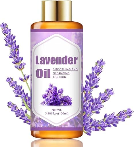 Lavender Essential Oil Pure 100ml, Massage Oils for Date Night to Calming Sleep Aid, nourishes Skin & Sensual Relaxation, Lavender Massage Oil for humidifiers, Yoga, DIY Soaps and DIY Scente on Amazon.ae - Price Tracker
