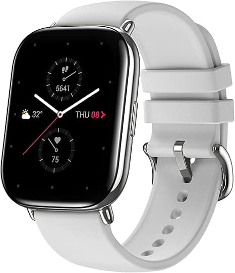 Amazfit Zepp E Square Smart Watch Health and Fitness Tacker with Heart Rate, SpO2 and REM Sleep Monitoring, Stainless Steel Body, Fluoroelastomer Band, Pebble Gray, A1958 ZEPP SQ PEBBLE.GREY on Amazon.ae - Price Tracker
