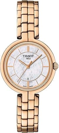 Tissot T094.210.33.111.01 Flamingo White Mother of Pearl Dial Women's Watch on Amazon.ae - Price Tracker