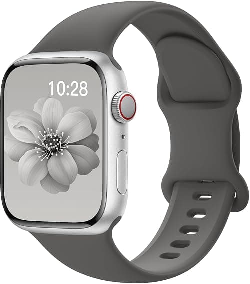 Yoohoo watch strap for Apple Watch, 49mm, 45mm, 44mm, 42mm, 41mm, 40mm, 38mm, soft silicone sports replacement strap, compatible with iWatch Ultra 2/Ultra SE Series 9/8/7/6/5/4/3/2/1, men/women. on Amazon.ae - Price Tracker