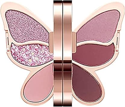 Butterfly Eyeshadow Palette, 6 Colors Eyeshadow Palette, Long Lasting Waterproof Matte Glitter Bling Makeup Palette Set, Portable Butterfly Makeup Palette Set for Women Girls on Amazon.ae - Price Tracker