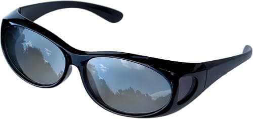 LensCovers Polarized Wraparound Sunglasses | Wear Over Sunglasses | Fitover for Glasses on Amazon.ae - Price Tracker