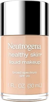 Neutrogena Healthy Skin Liquid Makeup Foundation, Broad Spectrum SPF 20 Sunscreen, Lightweight & Flawless Coverage Foundation with Antioxidant Vitamin E & Feverfew, 105 Caramel, 1 fl. oz on Amazon.ae - Price Tracker