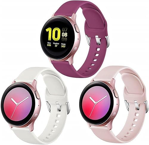 Silicone Sport Strap for Samsung Galaxy Active 2, 20 Mm Watch Bands Compatible for Samsung Galaxy Watch Active 2 on Amazon.ae - Price Tracker