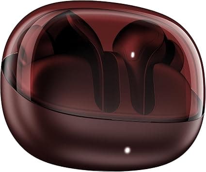 boAt Airdopes Plus 311, Glass Design, ENx Tech, Fast Charge, 50 Hrs Battery, Stream Ad Free Music via App Support Bluetooth Earbuds, TWS Ear Buds Wireless Earphones with mic (Crimson Red) on Amazon.ae - Price Tracker