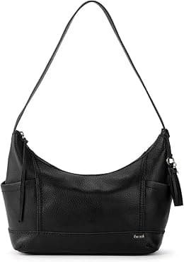 The Sak womens Kendra Hobo Bag in Leather Timeless Elevated Silhouette Soft Supple Handcrafted Sustainably, Black Ii, One Size US, Black Ii, One size - دليلك لأفضل العروض