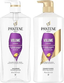 Pantene Pro-V Volume & Fullness Shampoo 27.7 oz + Conditioner 25.1 oz + Rescue Shot 0.5 oz on Amazon.ae - Price Tracker
