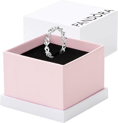 PANDORA Jewelry Knotted Hearts Sterling Silver Ring on Amazon.ae - Price Tracker
