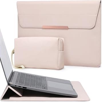 HYZUO 13 Inch Laptop Sleeve Case with Stand for MacBook Air 13 M5 A3449 M4 M3 M2 M1 2026-2018, 13" MacBook Neo 2026 A3404, MacBook Pro 13 M2 M1, 13" iPad Pro/Air, Surface Pro, Apricot(Smiley) on Amazon.ae - Price Tracker