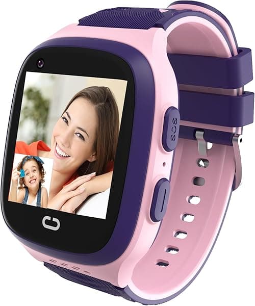 4G Kids Smart Watch GPS Tracker - Smartwatch with Two Way Call Video Calling 7 Puzzle Games Voice Chat SOS School Mode Pedometer Geo-Fence Touch Screen Alarm Clock Smartwatches for Boys Girls on Amazon.ae - Price Tracker