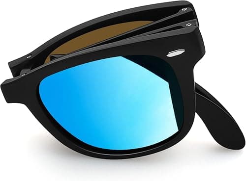 Joopin Square Folding Sunglasses for Men Women UV400 Protection Driving على أمازون - دليلك لأفضل العروض