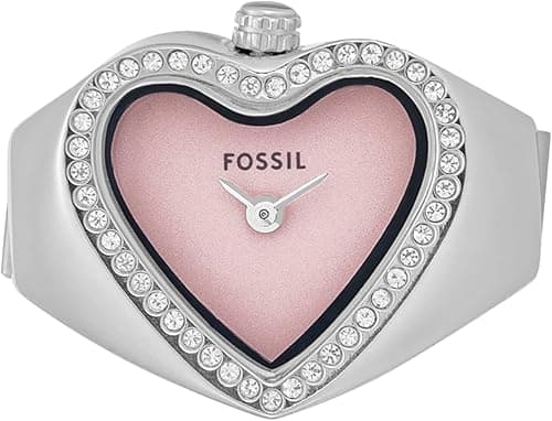 Fossil Women's Quartz Stainless Steel Two-Hand Watch Ring on Amazon.ae - Price Tracker
