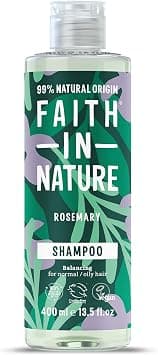 Faith In Nature Natural Rosemary Shampoo, Stimulating for Normal Hair & Scalp, Vegan & Cruelty Free, No SLS, Silciones or Parabens, 400ml - Best Deal Finder
