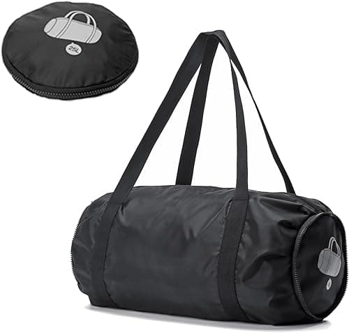 Azonee 25L Waterproof Sport Gym Bag with Wet Dry Compartments, Foldable Duffle Bag for Travel, Workouts Weekends Portable Short Distance Business Trip Large Capacity Folding Sports Fitness Bag(Black) on Amazon.ae - Price Tracker