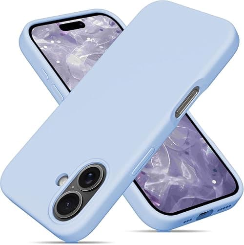 Case Compatible with iPhone 16, Liquid Soft Silicone iPhone 16 Cover with Microfiber Lining Shockproof Protective Gel Phone Case for iPhone 16 6.1 inch (Sky, iPhone 16) on Amazon.ae - Price Tracker