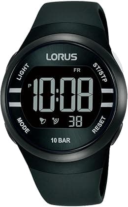 Lorus Digital Quartz Watch with Silicone Strap - Best Deal Finder