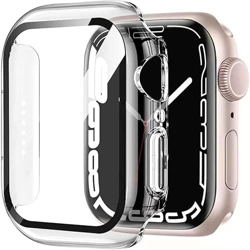 2 Pack Hard PC Case for Apple Watch Series 6 5 4 SE 40mm, Clear على Amazon.ae - متتبع الأسعار