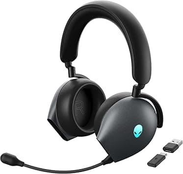 Alienware AW920H Tri-Mode Wireless Gaming Headset - Dolby Atmos Virtual Surround Sound, Active Noise Cancelling, AI-Driven Noise-Cancelling Microphone, USB-C Wireless Dongle - Dark Side of Th على Amazon.ae - متتبع الأسعار