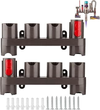 Docking Station Accessory Holder Attachments Organizer for Dyson Gen5 G5 V15 V7 V8 V10 V11 SV10 SV11 Vacuum Cleaner (2 Pack, 10 Storage Adapters) - متتبع أسعار Amazon.sa