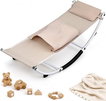 Yousoontic Kids Rocking Chair Recliner Sensory Rocking Chair with Pillow and Blanket Gifts for Baby Children ADHD Autism Outdoor Indoor على Amazon.ae - متتبع الأسعار