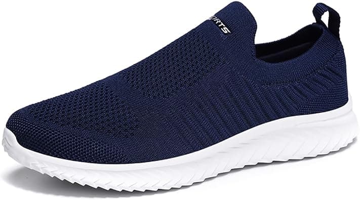 Men's Slip On Walking Shoes Women's Athletic Mesh Sneakers Casual Loafer Breathable Sports Shoes Low-Top Road Running Shoes Comfortable Lightweight on Amazon.ae - Price Tracker