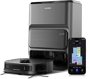 EUREKA Robot Vacuum Cleaner with Mop All-in-1 Station, 5000pa AI 3D Obstacle Detection, Intelligent Pet Bypass, Car Carpet Detection, Ideal Against Pet Hair, App & Voice Control - Amazon.ae Price Tracker