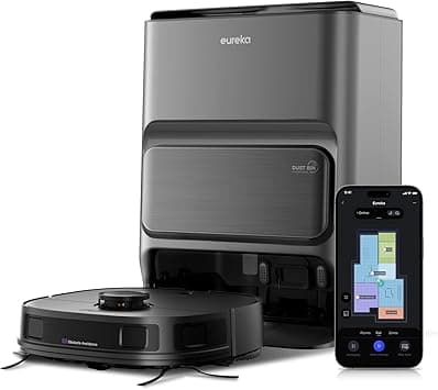 EUREKA Robot Vacuum Cleaner with Mop All-in-1 Station, 5000pa AI 3D Obstacle Detection, Intelligent Pet Bypass, Car Carpet Detection, Ideal Against Pet Hair, App & Voice Control - Amazon.ae Price Tracker