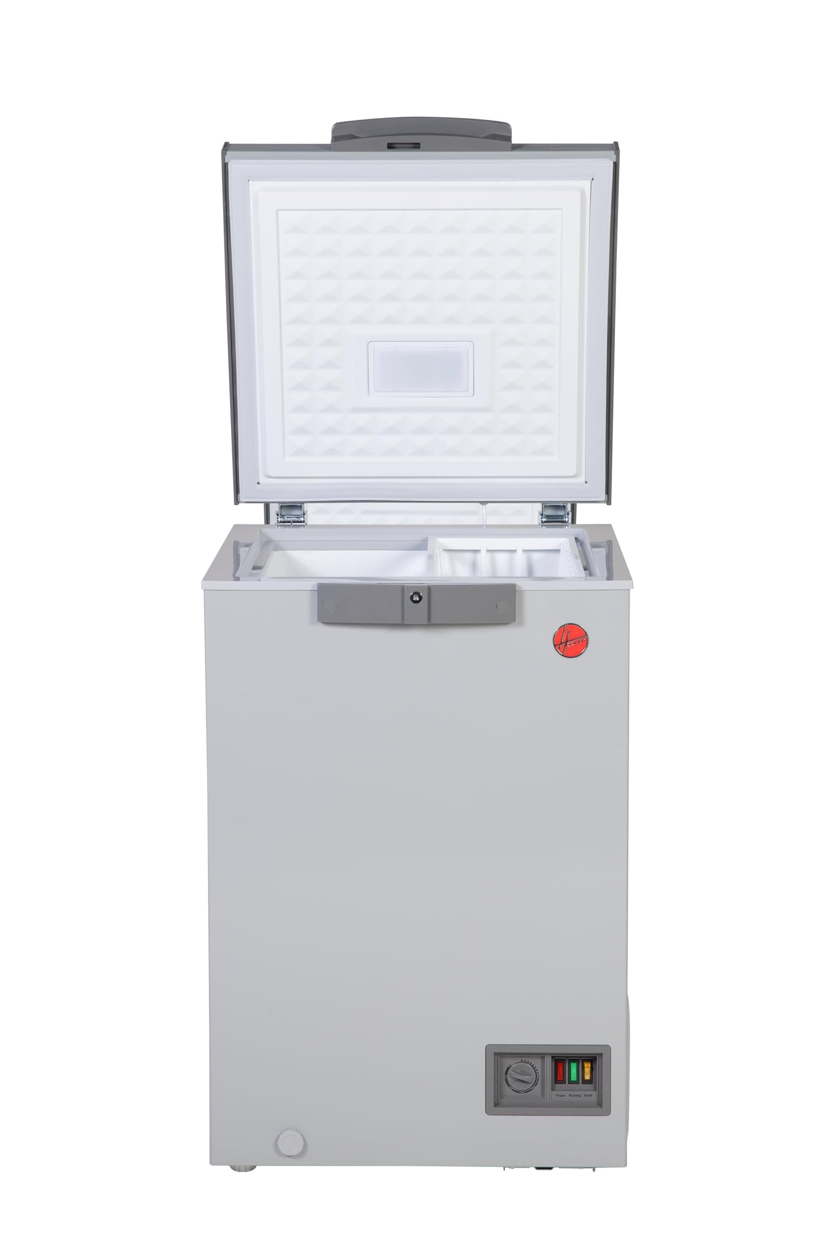 Hoover 133L Single Door Chest Freezer, Low Frost, Convertible Temp, LED Lighting, Grey Finish, 100L Net – HCF-K133-GR on Amazon.ae - Price Tracker