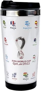 FIFA World Cup Qatar 2022 Football Stainless Steel Vacuum Mug Qc 32 450ml on Amazon.ae - Price Tracker