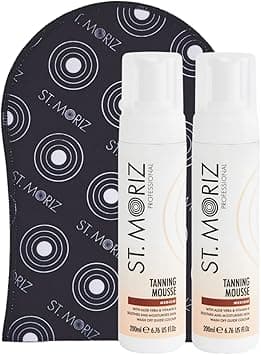 ST. MORIZ St Instant Self Tanning Mousse 2 x 200ml Medium With St Tanning Mitt - Amazon.ae Price Tracker