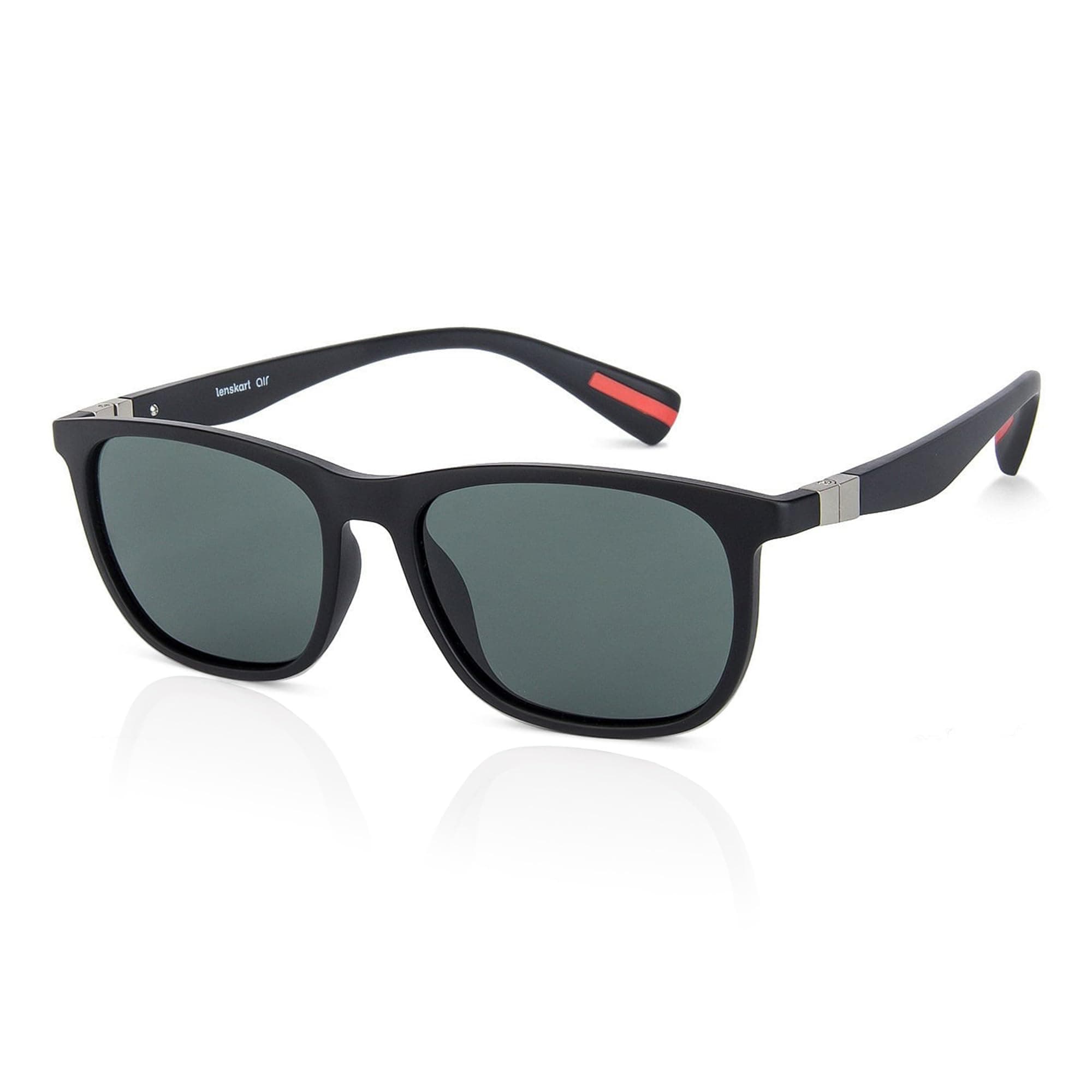 VINCENT CHASE EYEWEAR By Lenskart | Full Rim Square Branded Latest and Stylish Sunglasses | Polarized and 100% UV Protected | Men & Women | Large | LA S13163 on Amazon.ae - Price Tracker