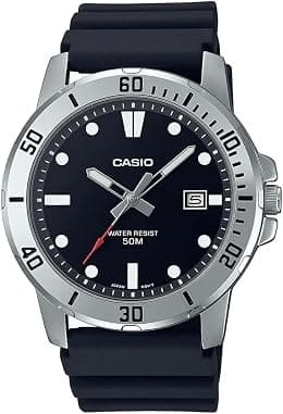 Casio Men's Watch - MTP-VD01-1EVUDF Black Dial - متتبع أسعار Amazon.sa
