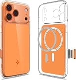 Spigen Ultra Hybrid T MagFit for iPhone 17 Pro MAX case cover [Capacitive Camera Control Button] MagSafe compatible (2025) - Glossy Orange - Best Deal Finder