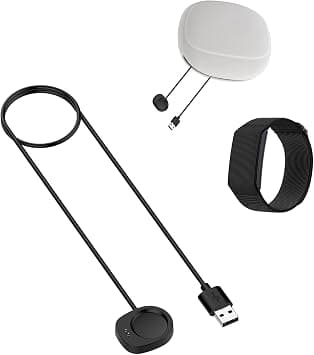 Charger Cable for Amazfit Helio Strap Smart Band Fitness-Tracker,toergy Fast Charging USB Cable with Magnetic Attachment,Durable Lightweight Design,Portable Silicone Travel Storage Bag Included على Amazon.ae - متتبع الأسعار