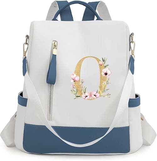 Backpack for Women & Men 11 inches Laptop Backpack with Initials Backpack Purse with Anti-Theft Pocket Shoulder Bag على Amazon.ae - متتبع الأسعار