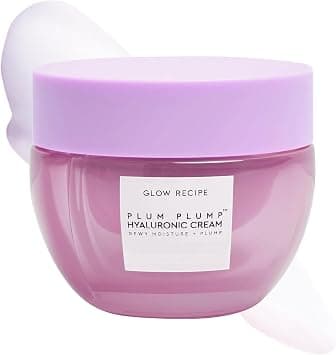Glow Recipe Plum Plump Cream - Non-Greasy & Quick Absorbing Whipped Gel Cream Moisturizer - Plum, Hyaluronic Acid & Willowherb Hydrates, Plumps & Balances Skin for Dewy Glow (50ml / 1.7oz) - Best Deal Finder