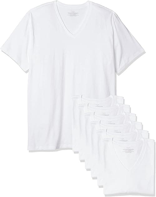 Calvin Klein mens Undershirts Cotton Classics 3 Pack V Neck Tshirts shirt (pack of 3) on Amazon.ae - Price Tracker