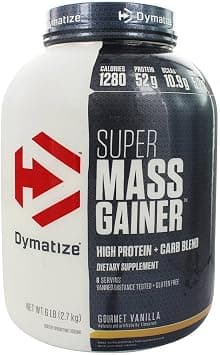 Dymatize Nutrition - Super Mass Gainer Protein Powder Gourmet Vanilla 6 Lbs. - Best Deal Finder