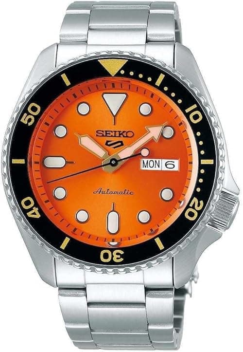 Seiko 5 Sports SSK GMT Black Dial Automatic Men's Watch SSK001K1 on Amazon.ae - Price Tracker