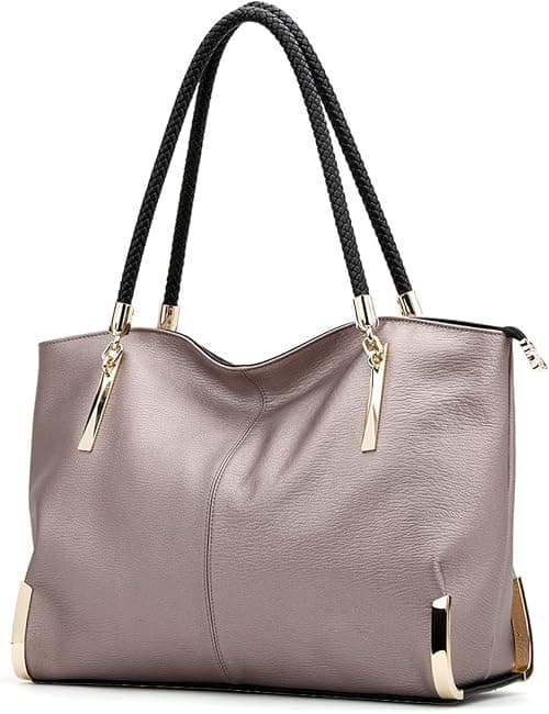 FOXLOVER Large Capacity Tote Handbags for Women, Women's Top-handle Bags Fashion Shoulder Bags Purses Minimalist design on Amazon.ae - Price Tracker