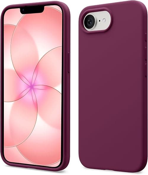 ACRONIX iPhone 17e Case / iPhone 16e 6.1 Inch Case - Liquid Silicone Ultra Thin Shockproof Protection Soft Lightweight Grip Premium Case (Burgundy) on Amazon.ae - Price Tracker
